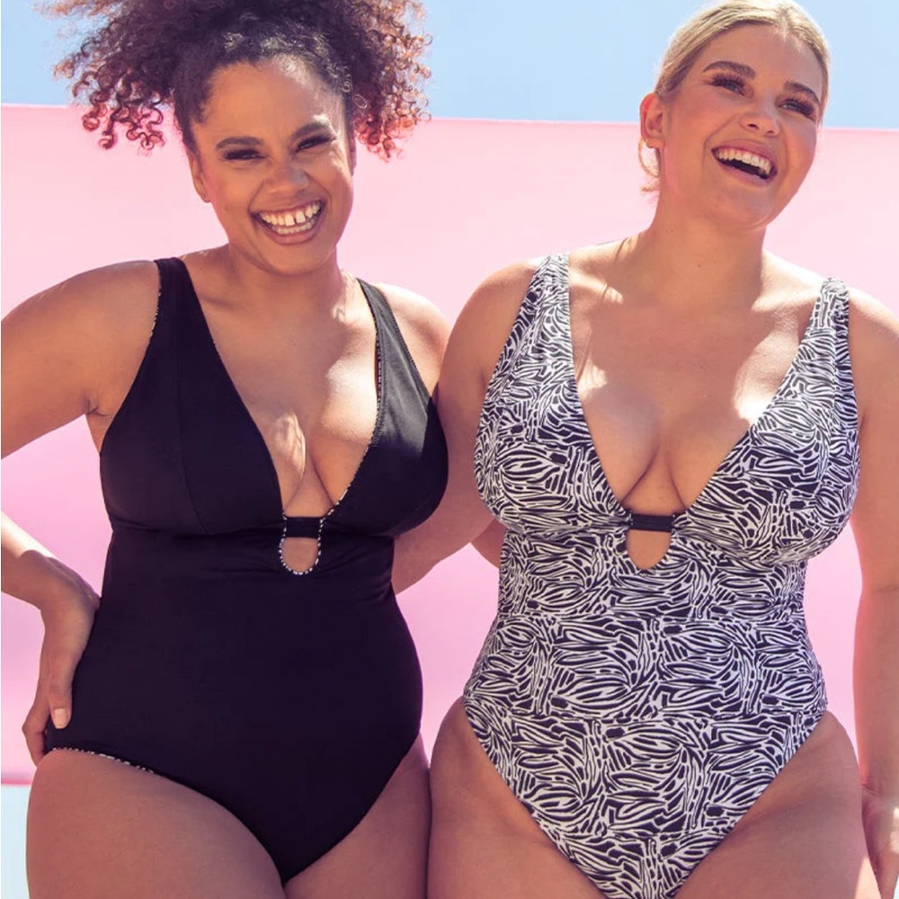 Curvy Kate reversible, sexy, supportive one piece swimsuit NWT